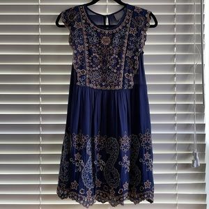 Anthropologie Beaded Dress